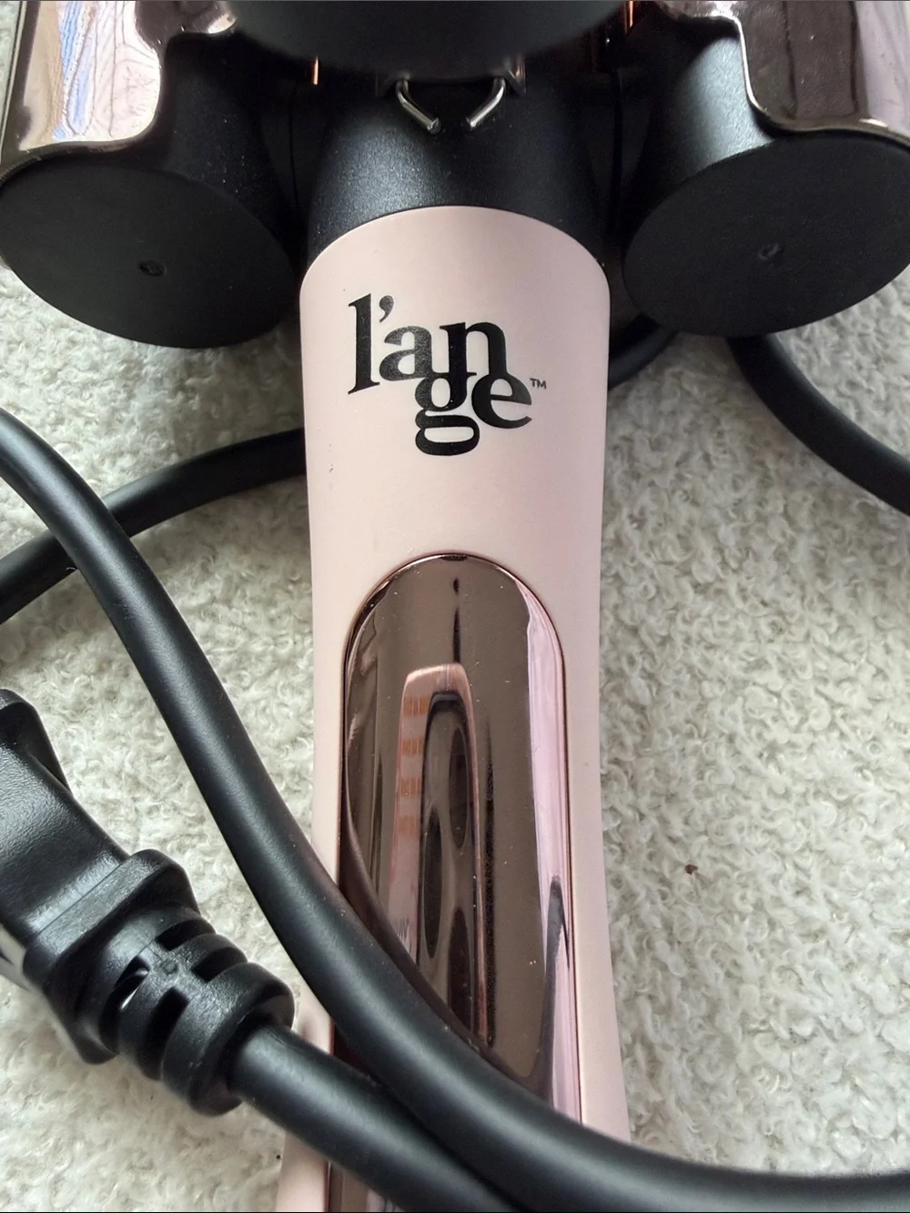 L’ange Le Waver 3-Barrel Titanium Hair Waver – Blush/Rose Gold